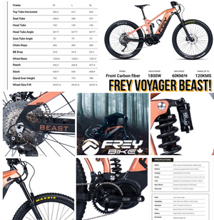 Frey Voyager Ex Beast - 1800 Watt Peak Power